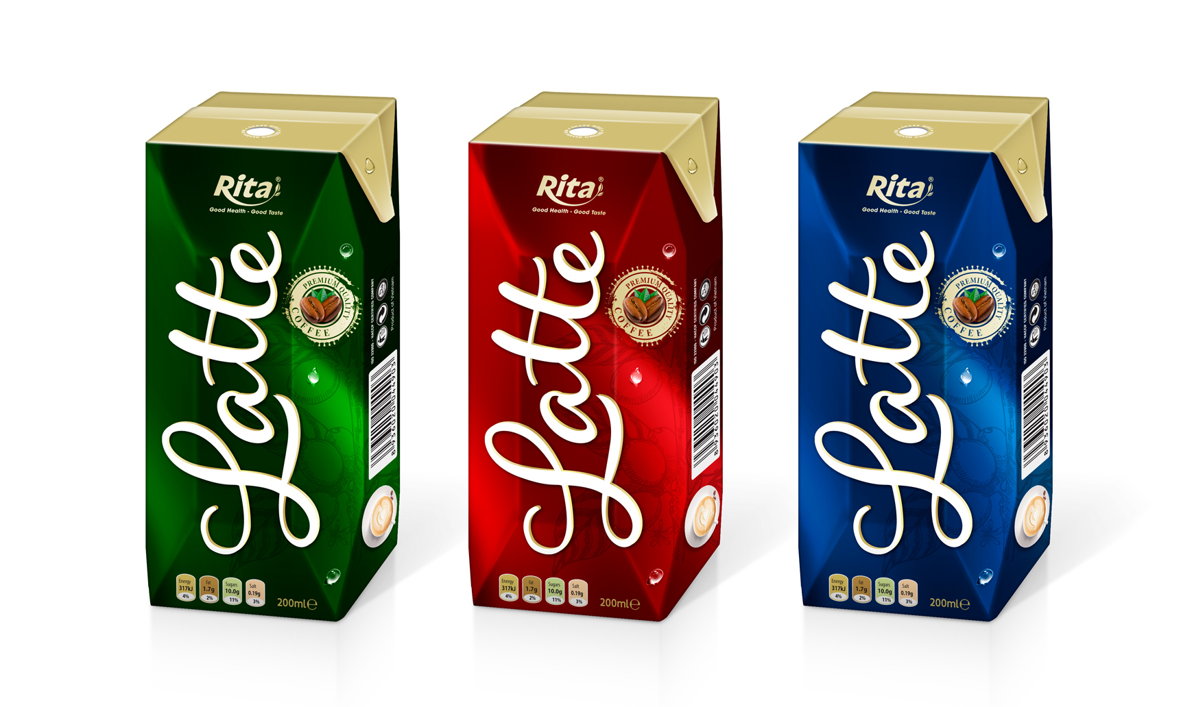 Latte coffee 200ml 2
