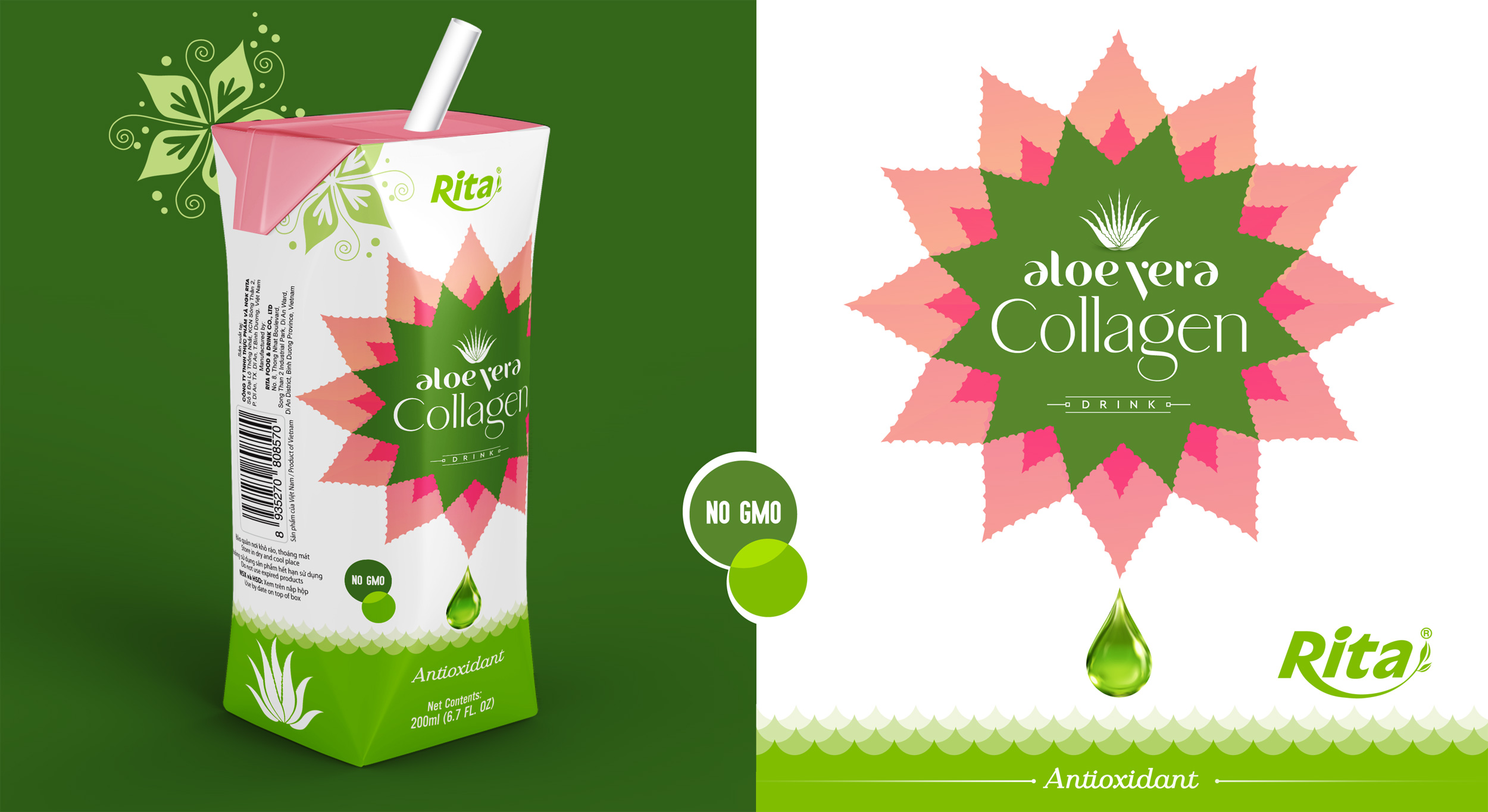 Poster Aloe vera Collagen 200ml option 3
