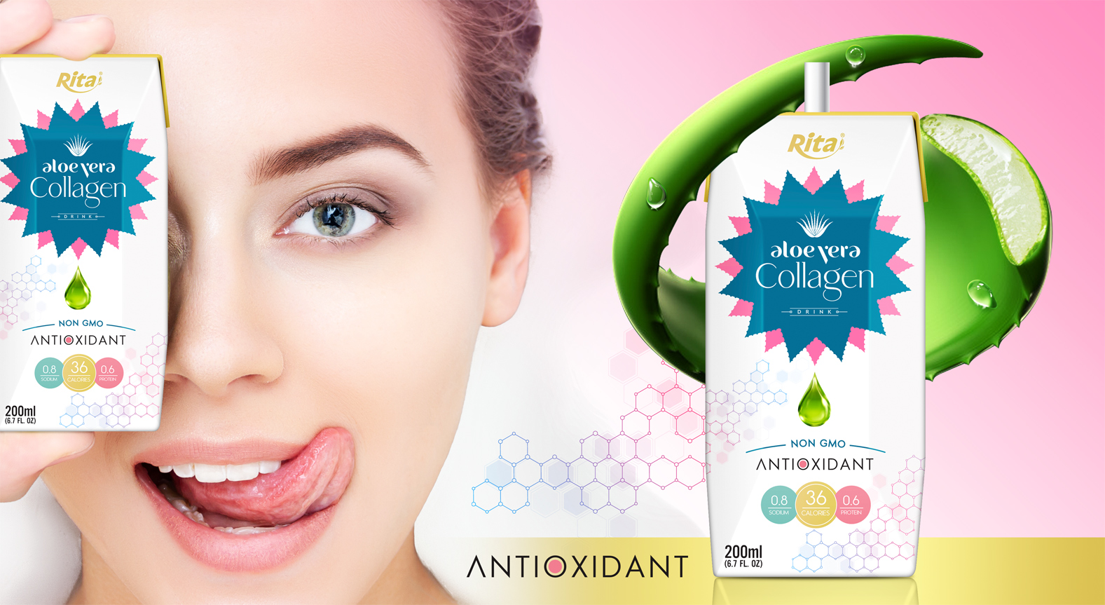 Poster Aloe vera Collagen 200ml option 4