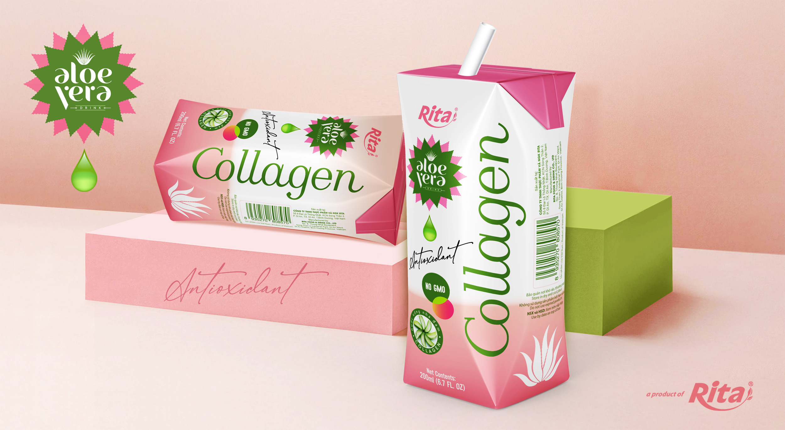 Poster Aloe vera Collagen option 1