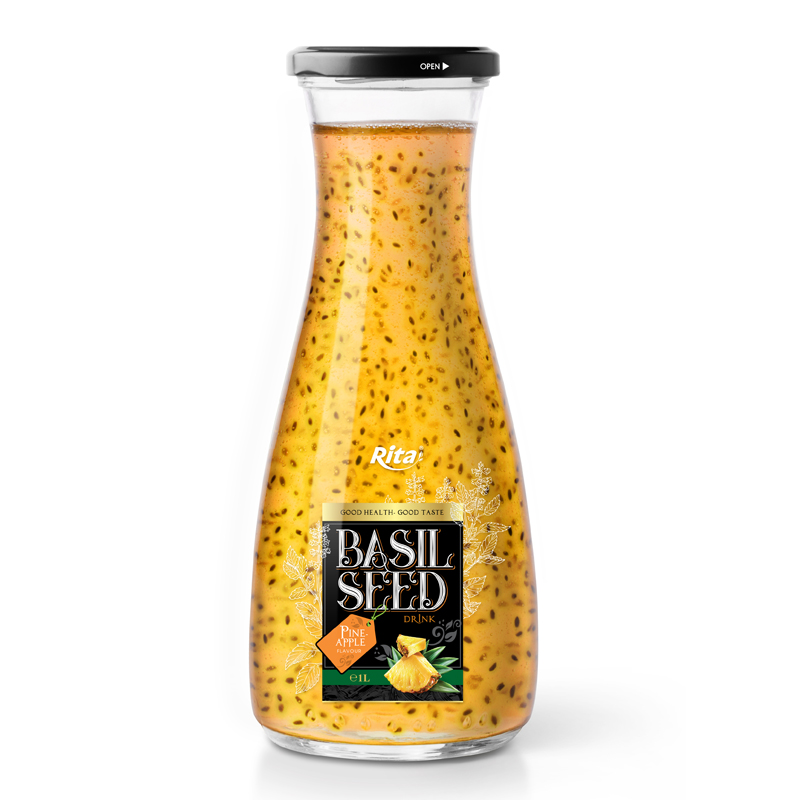 Basil Pineapple 1L Glass