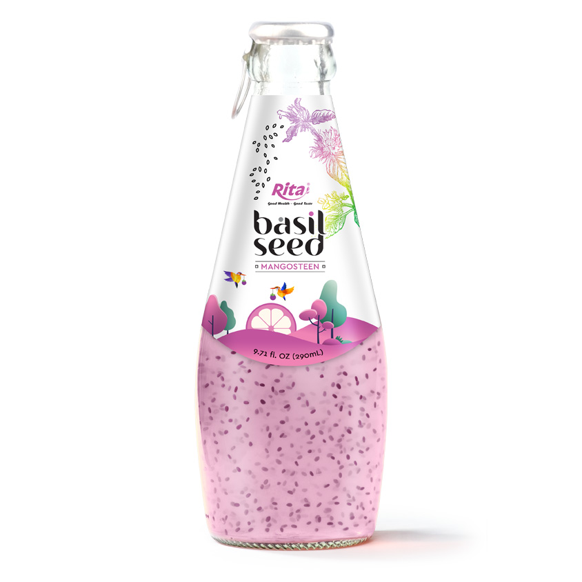 Basil Mangosteen 290ml Glass Bottle