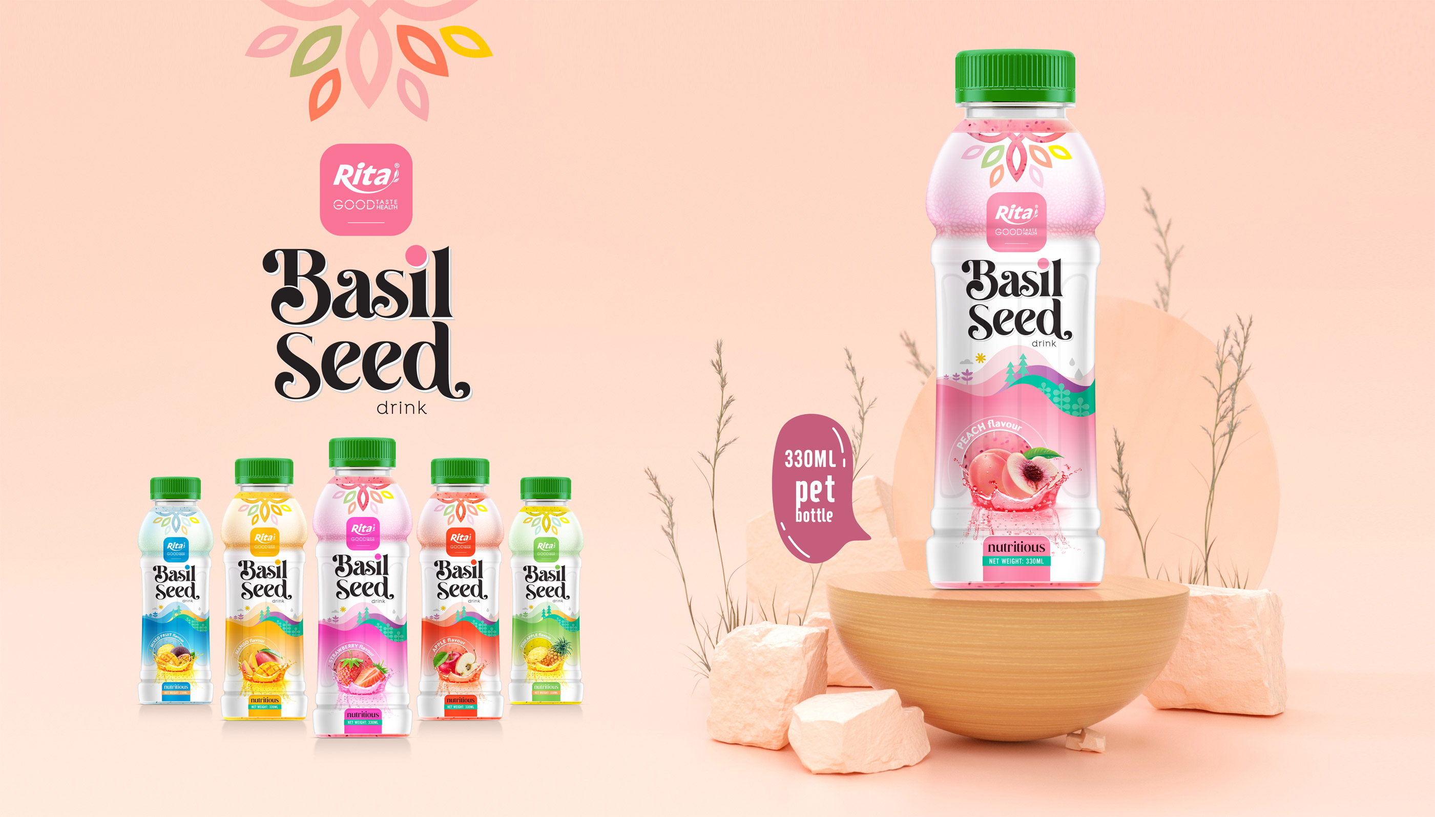 Poster Basil seed 330ml Pet 2B