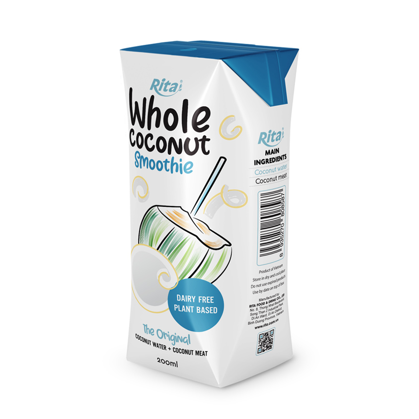Original Coconut Smoothie 200ml Paper box