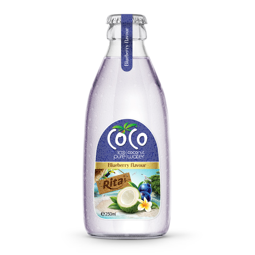 250ml glass bottle blueberry