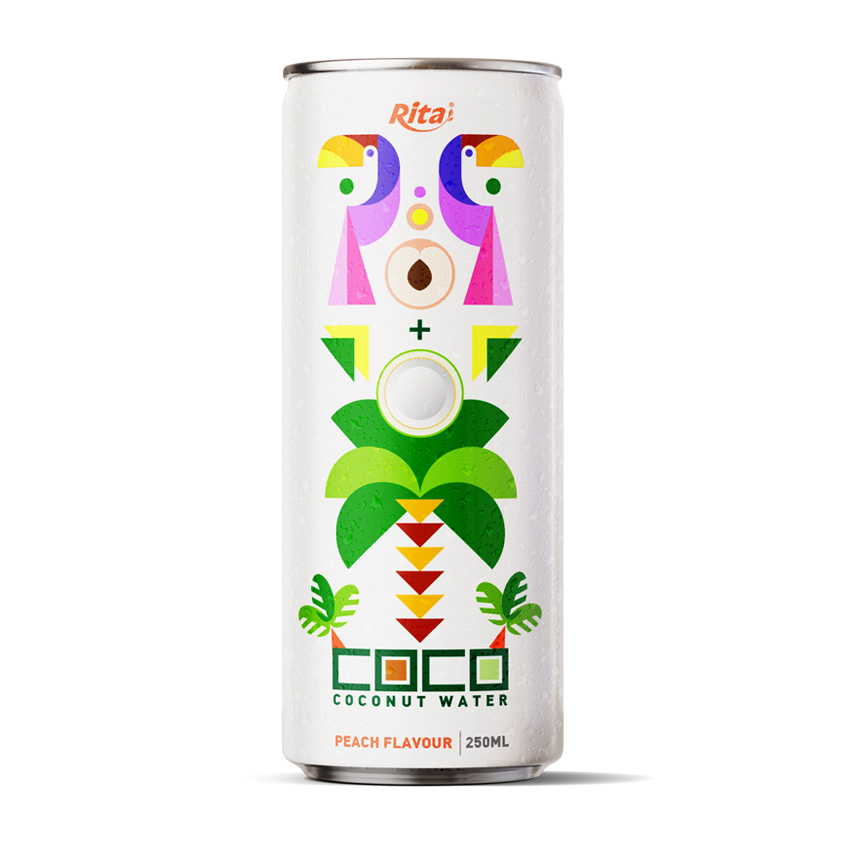 coco 250ml can peach