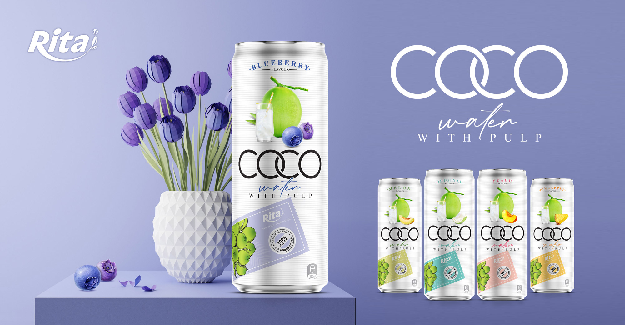 COCO water 330ml Rita panner 1