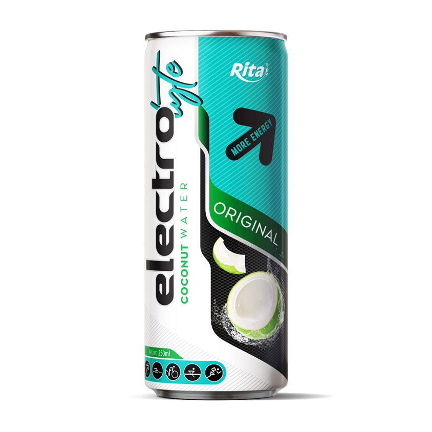 Coconut Water Electrolyte Coconut Water Original Flavor 250ml Can