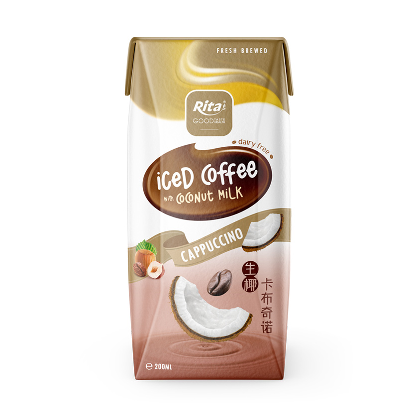 Iced coffee cappuccino