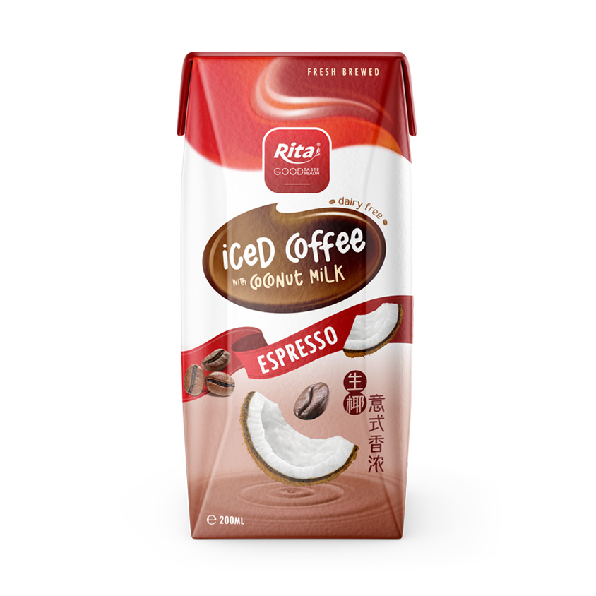 Iced coffee espresso 
