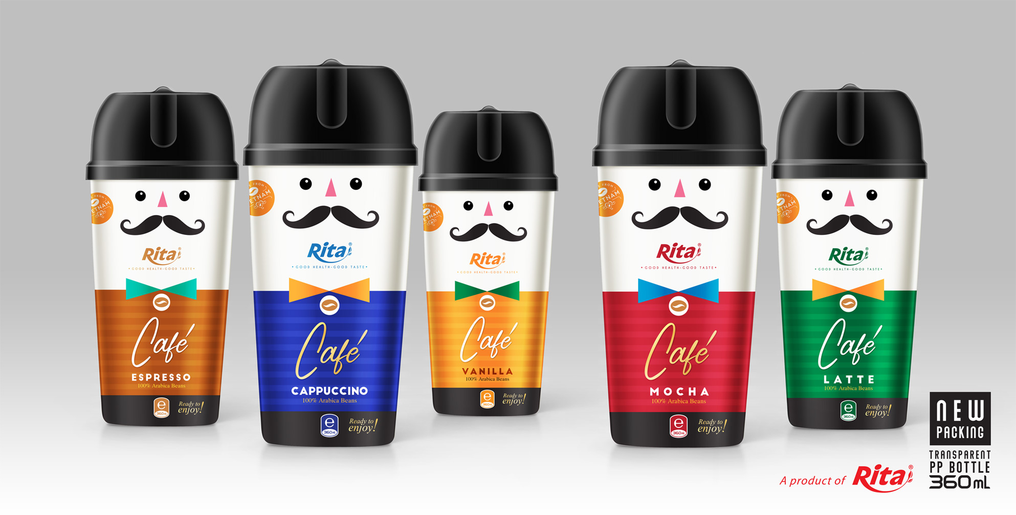 Coffee 360ml PP Bottle