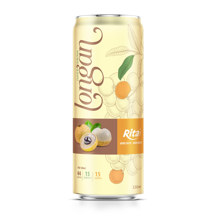 Longan juice 330m slim can