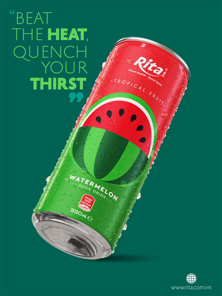 Watermelon Juice Drink 330ml Canned