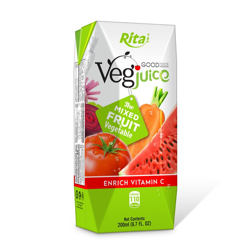 Rita Vegjuice 200ml Paper Box