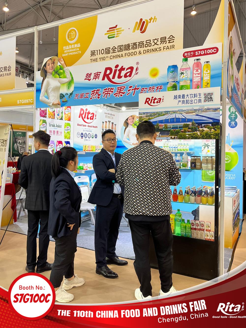 Rita booth at The 110th China Food and Drinks Fair 