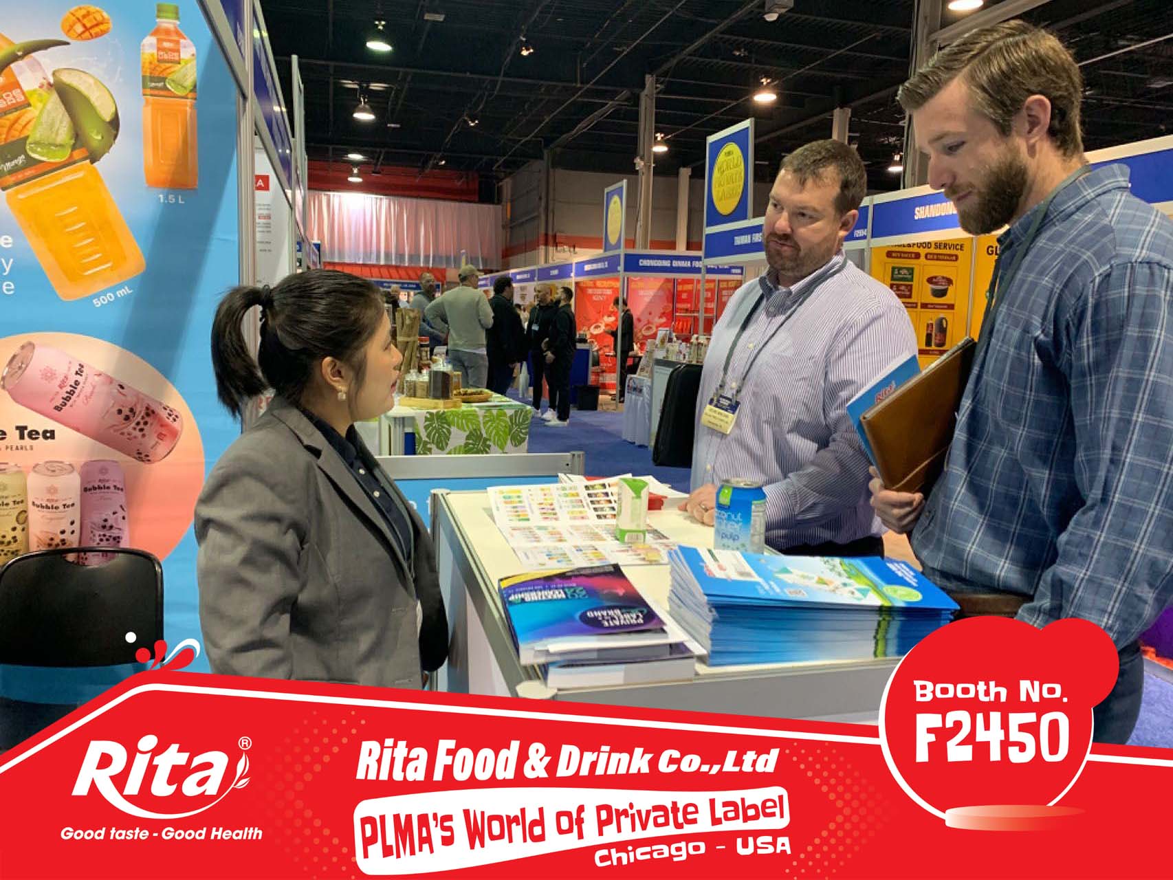 Rita booth at PLMA 2023