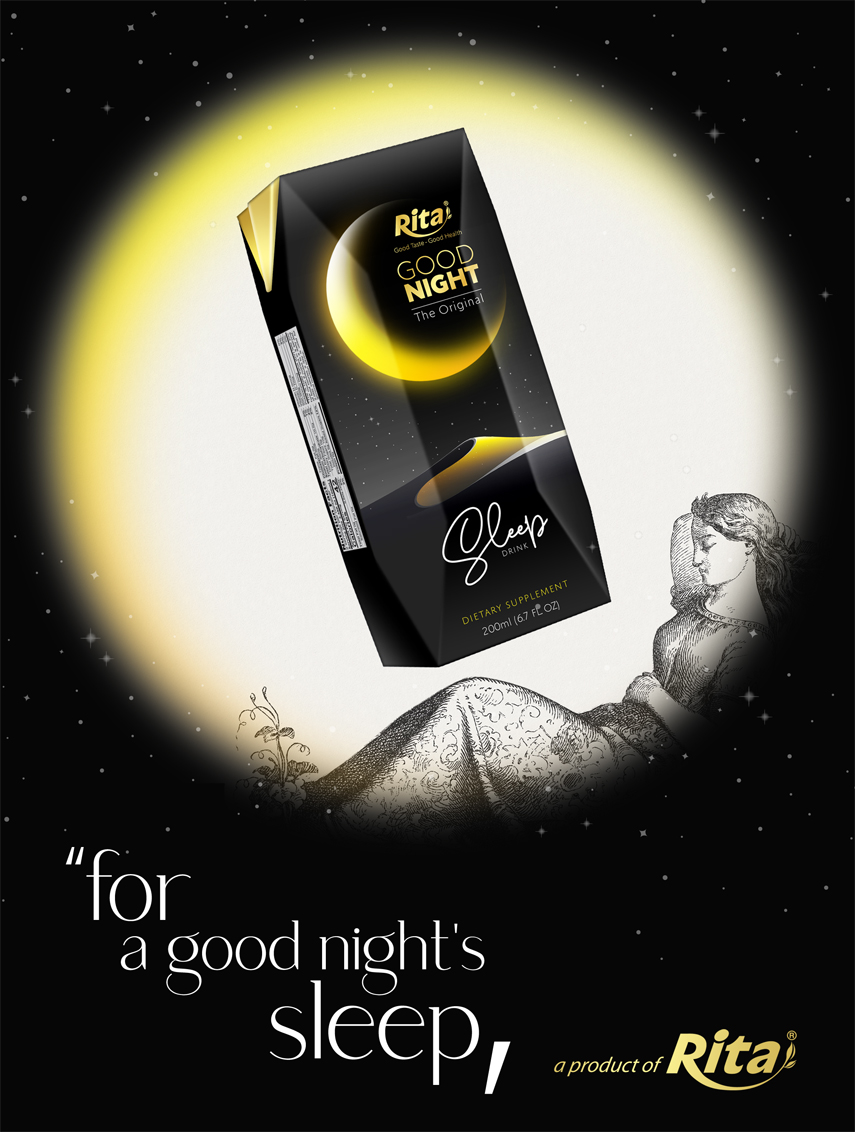 Poster sleep drink 200ml box