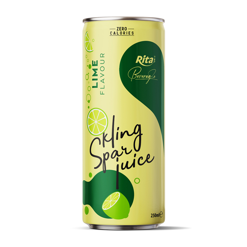Sparkling lime 250ml slim