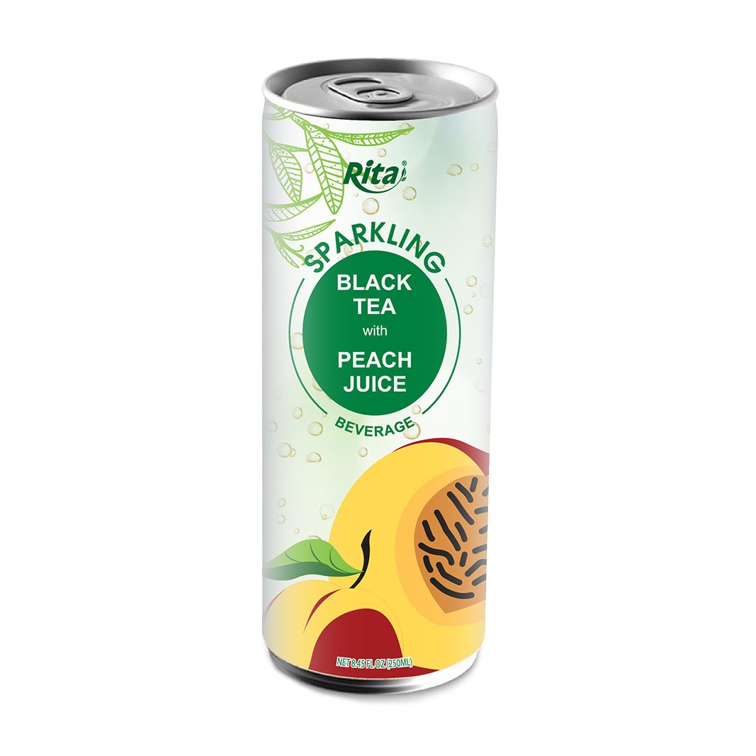 Sparkling tea peach 250ml3