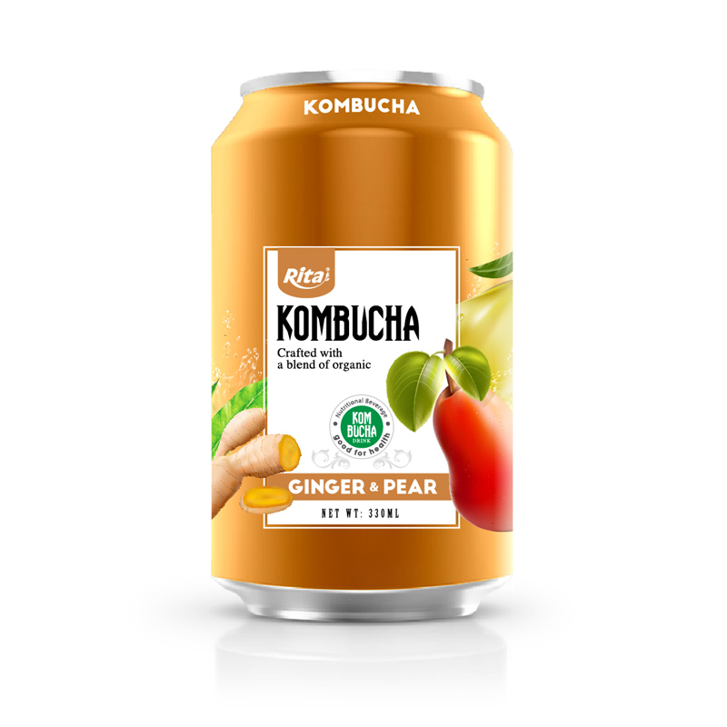 Kombucha Ginger 330ml Can