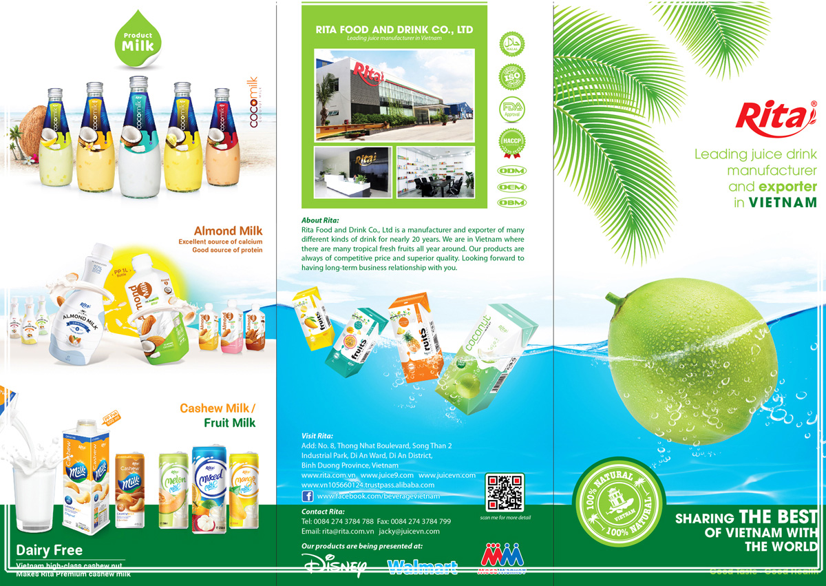 Category of RITA Beverage Viet Nam 