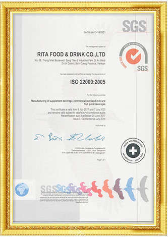 ISO Cer of RITA
