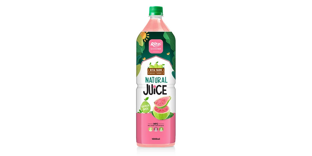 Fruit Juice Guava Juice Drink 1000ml Pet Bottle