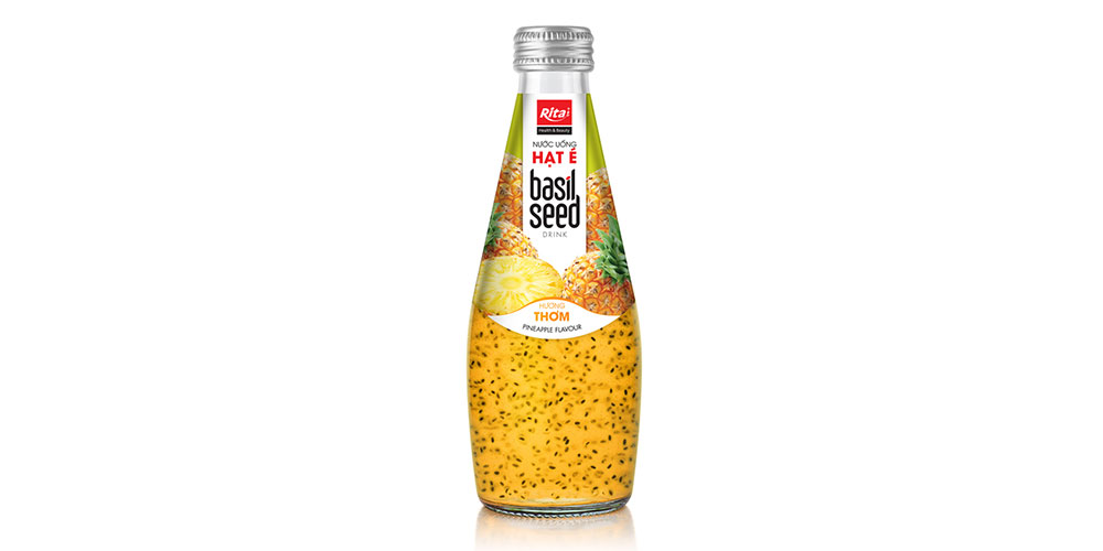 OEM Brand Basil Seed Drink Pineapple Flavor