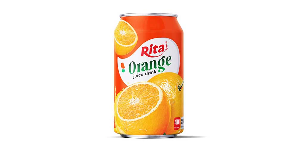 Supplier 330ml Can Orange Juice Drink