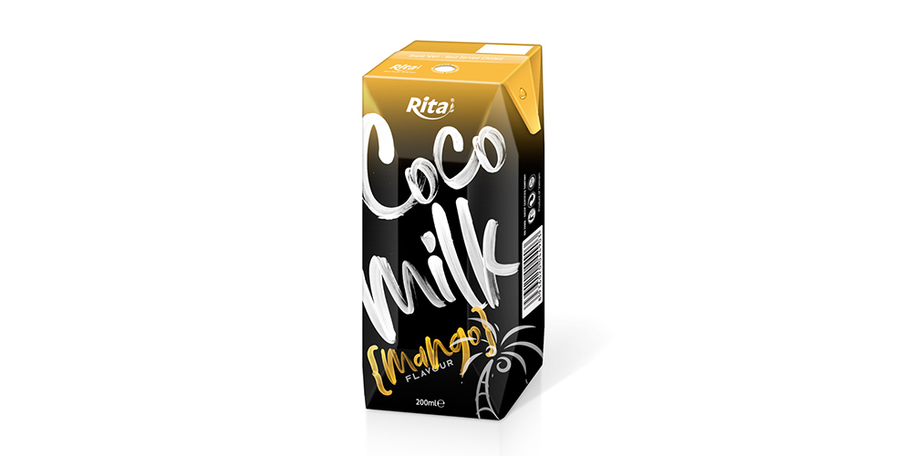 Coconut Milk with Mango Flavor 200ml Paper Box