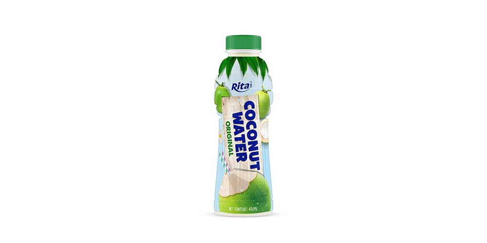 Pure Organic Coconut Water 450ml Pet Bottle