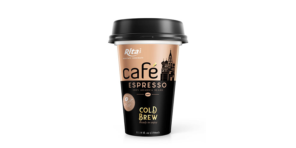 Espresso Coffee 330ml PP Cup Cold Drew