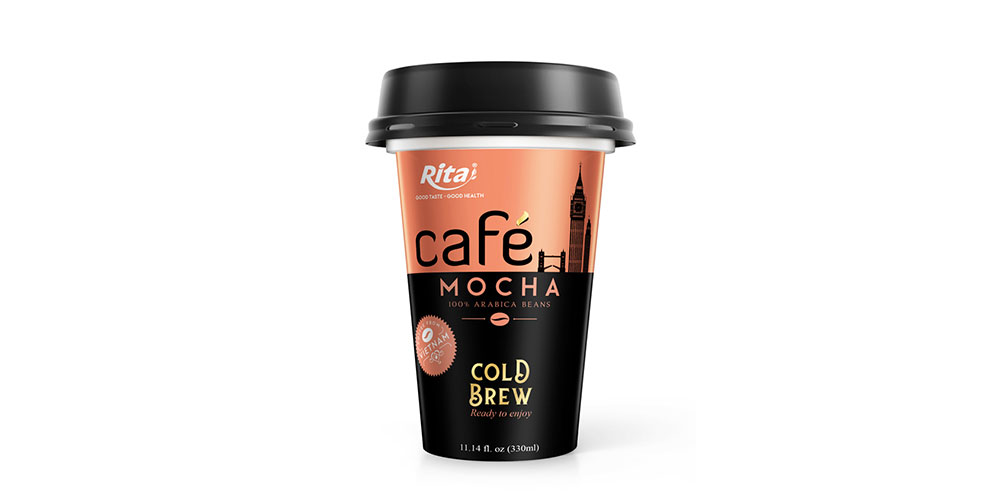 Mocha Coffee 330ml PP Cup Cold Drew