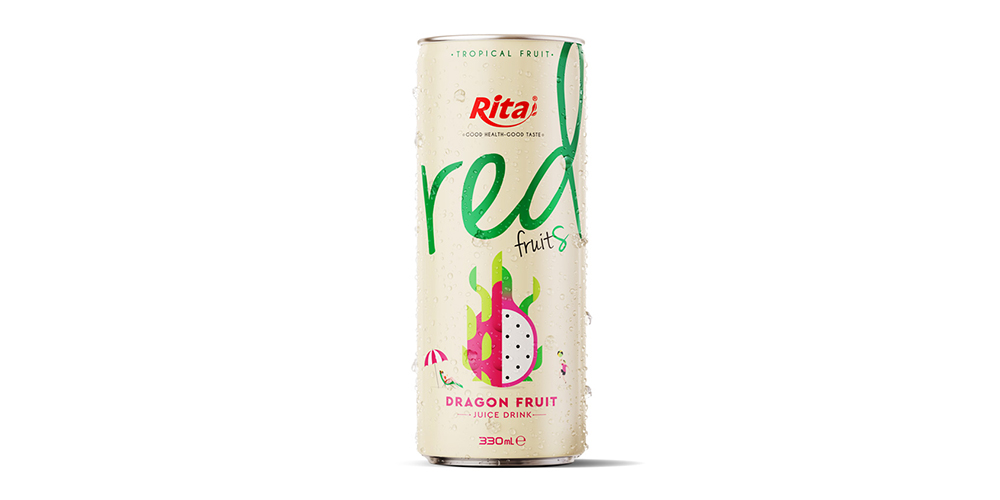 Dragon Fruit Juice Drink 330ml Can Rita Brand