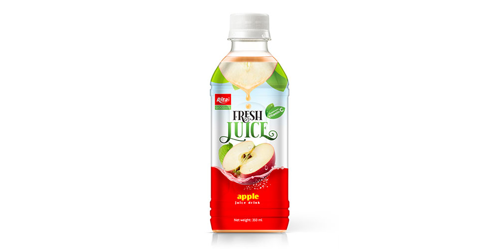 Fresh Juice 350ml Pet Bottle Apple Juice Rita Brand