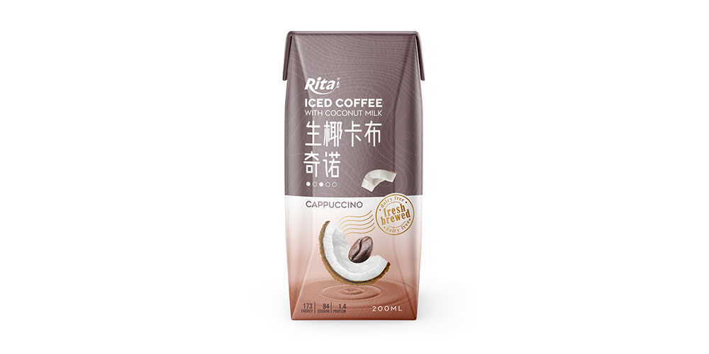 200ml Paper Box Iced Coffee Cappuccino 