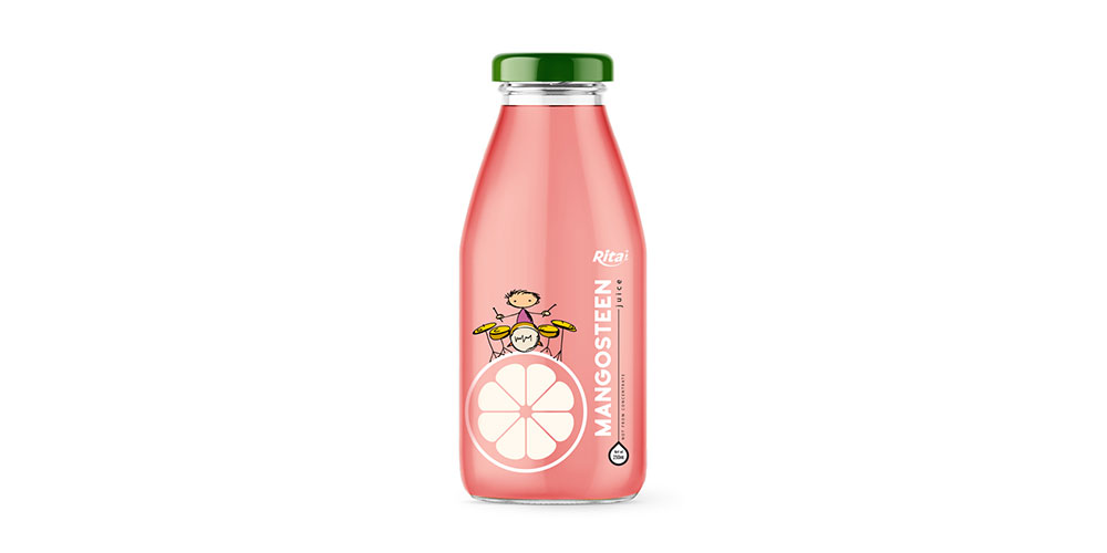 Mangosteen Juice 250ml Glass Bottle Rita Brand 