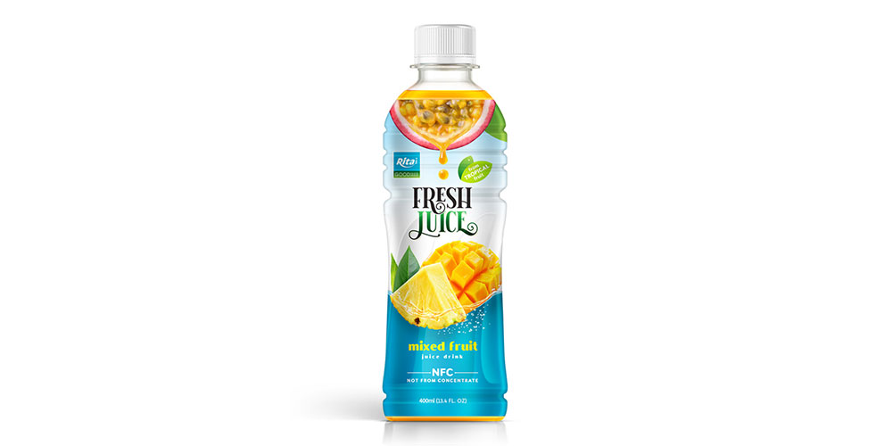 Fresh Juice 400ml Pet Bottle Mixed Juice