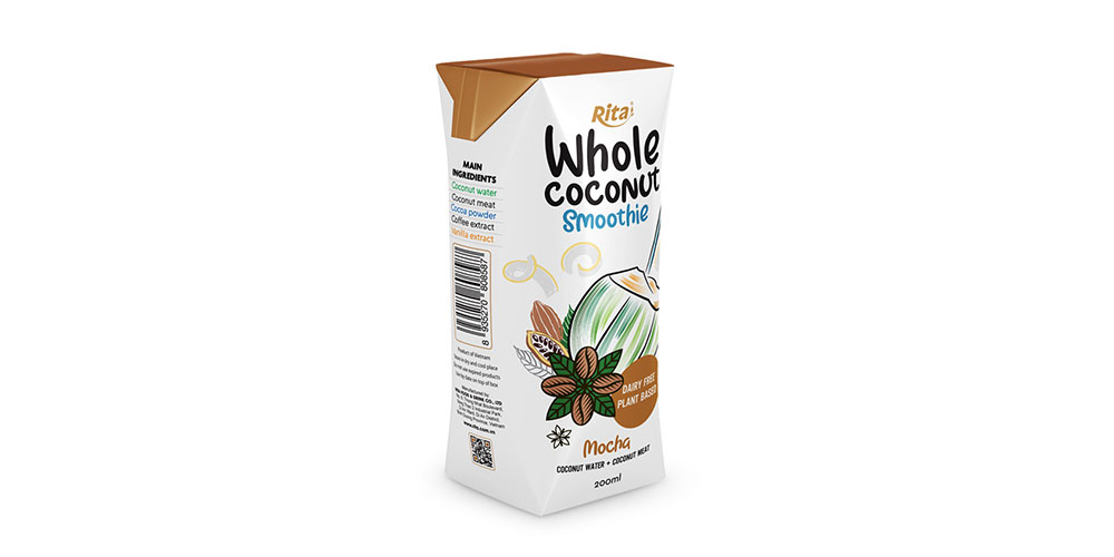 Mocha Coconut Smoothie 200ml Paper Box