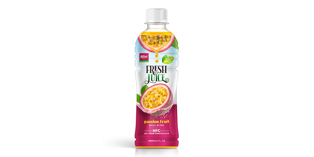 Fresh Juice 400ml Pet Bottle Passion Fruit Juice 