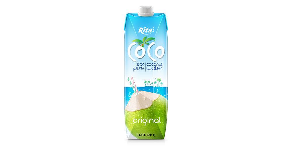 Tropical Coconut Water Original Flavor  1000ml Paper Box