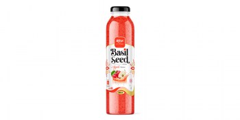 Basil-seed-drink-300ml-glass-apple