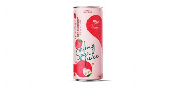 Pet can 350ml Sparkling drink with lychee flavor rita